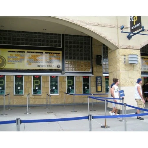 BARIJERA STUB SA TRAKOM – mat crni/crvena traka - Image 10